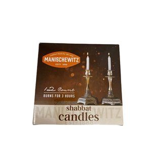 Manischewitz 12 count Shabbat Candles NIB